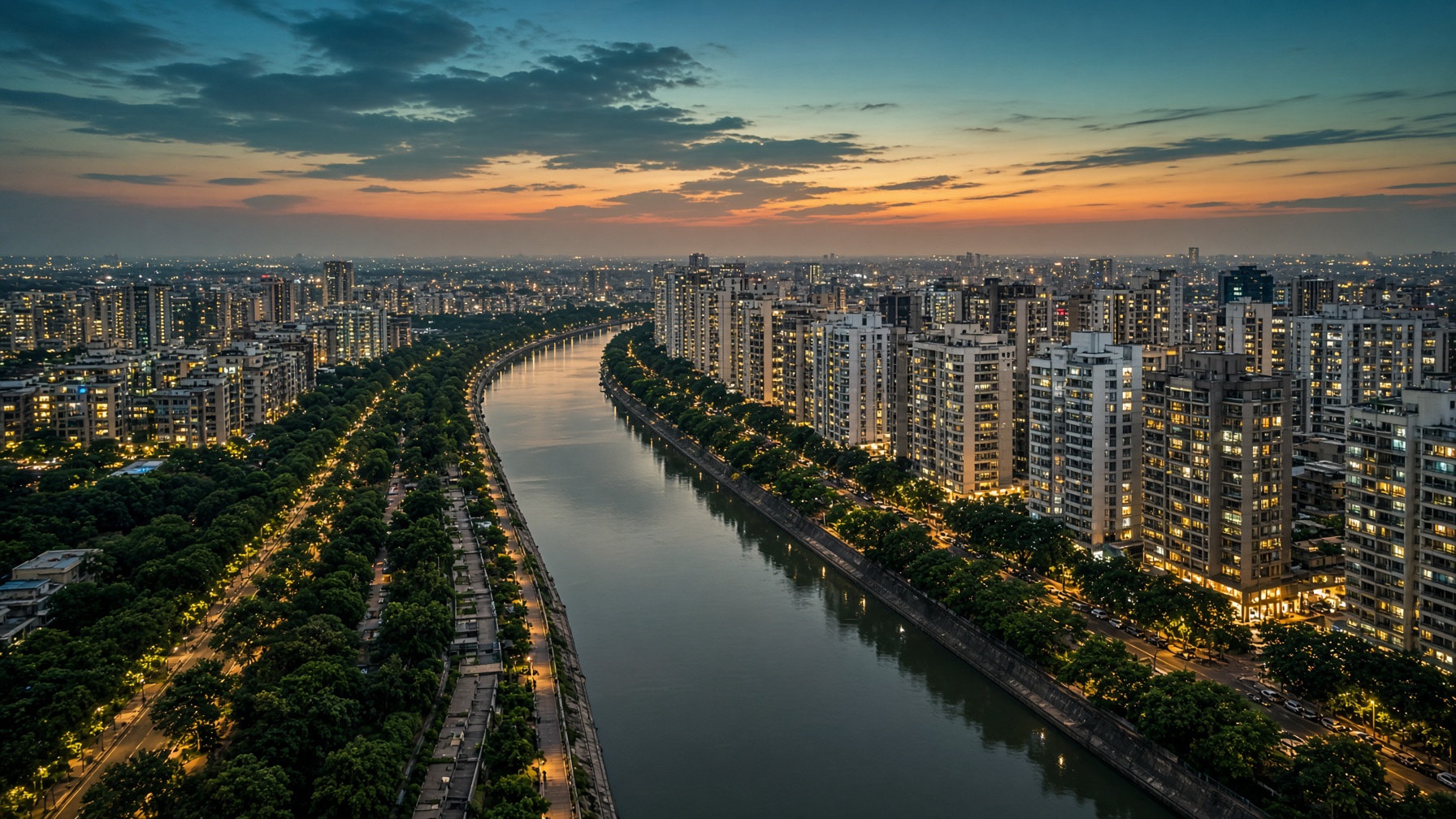 Canal Road, New City Light, Surat - 395017